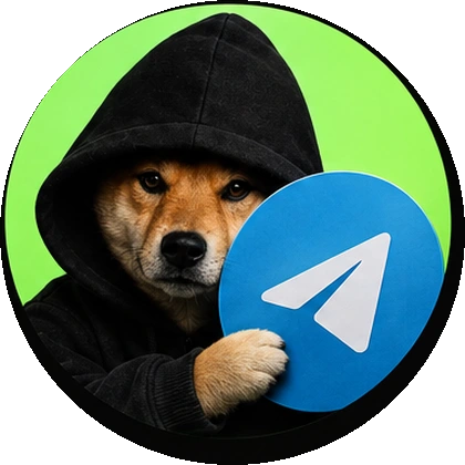 DOG IN HOOD with JOIN THE HOOD